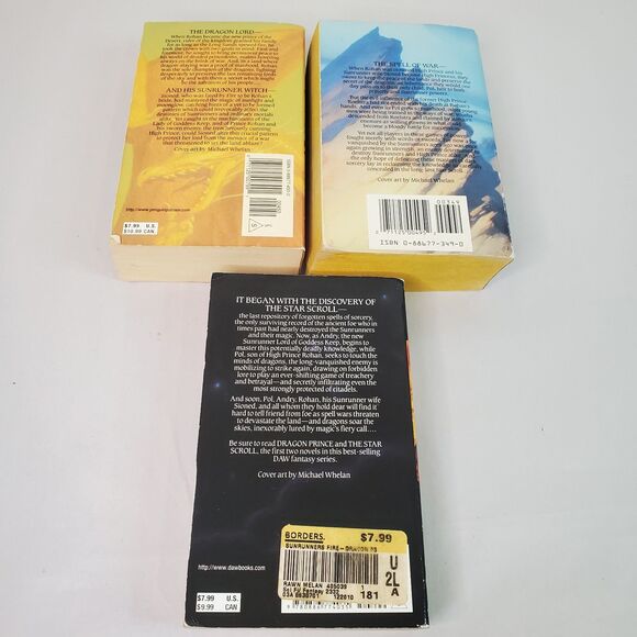 Daw Fantasy Dragon Prince Trilogy 1-3 PB Book Lot Melanie Rawn First Printings - Picture 2 of 15